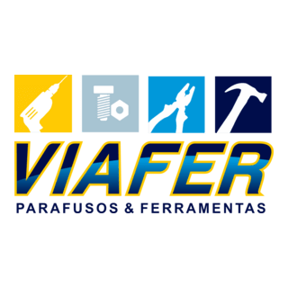 Viafer Parafusos e Ferramentas Logo PNG Vector