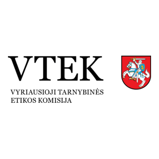 Vyriausioji Tarnybinės Etikos Komisija (VTEK) Logo PNG Vector