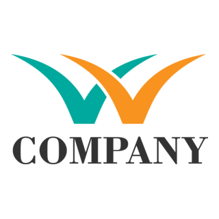 W Letter & V Letter Company Logo PNG Vector