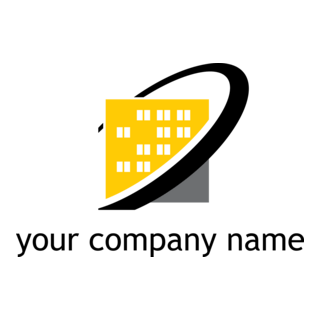 Yellow Building Company Logo PNG Vector