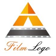 A Letter Film Logo PNG Vector