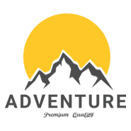 Adventure Mountain Logo PNG Vector
