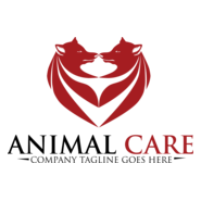 Animal Bat Care Logo PNG Vector