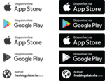 App Store and Google Play icons Logo PNG Vector