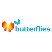 Butterflies Logo PNG Vector