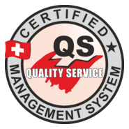 CERTIFIED MANAGMENT SYSTEM QS ISO 9001 Logo PNG Vector