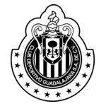 Chivas Rayadas (blanco y negro) Logo PNG Vector