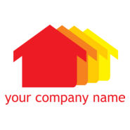 Colorful Real Estate Logo PNG Vector