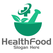 Food Health Logo PNG Vector