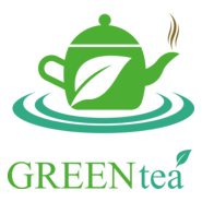 Green Tea Logo PNG Vector