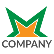 Half Star Company Logo PNG Vector