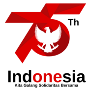 Hut RI 75 Kita Galang Solidaritas Bersama Logo PNG Vector