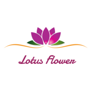 Lotus Flower Logo PNG Vector