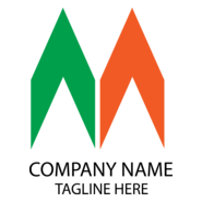 M Letter Company Logo PNG Vector