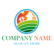 Nature Home Logo PNG Vector