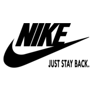 Nike Just Stay Back Logo PNG Vector