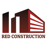 Red Construction Logo PNG Vector