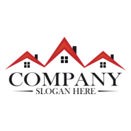 Red Real Estate Logo PNG Vector
