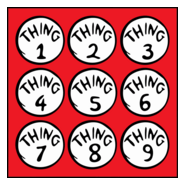 THING 1, 2, 3, # Logo PNG Vector