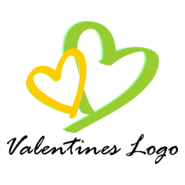 Valentine's Heart Logo PNG Vector