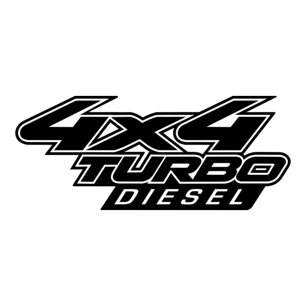 4x4 turbo diesel Logo PNG Vector
