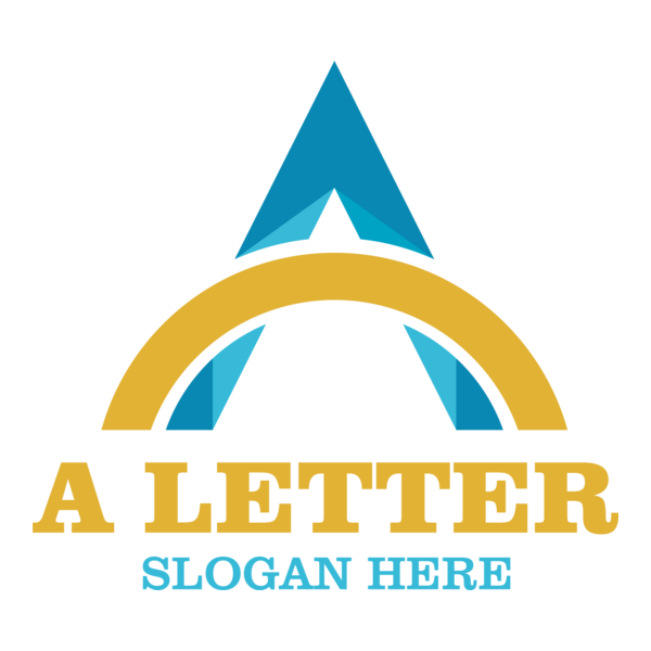 A Letter Company Logo PNG Vector