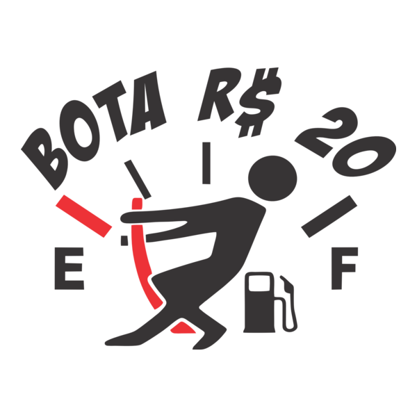 Adesivo para Tampa de combustivel de carro Bota 20 Logo PNG Vector