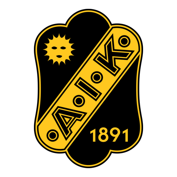 AIK Solna (80's) Logo PNG Vector