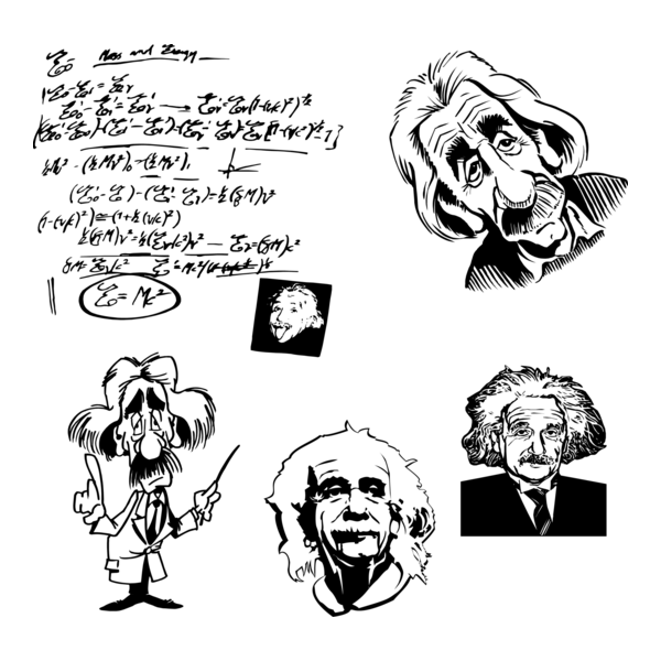 Albert Einstein Logo PNG Vector