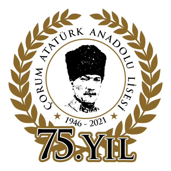 Atatürk Anadolu Lisesi 75.YIL Logo PNG Vector