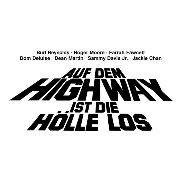 Auf dem Highway ist die Hölle los Logo PNG Vector