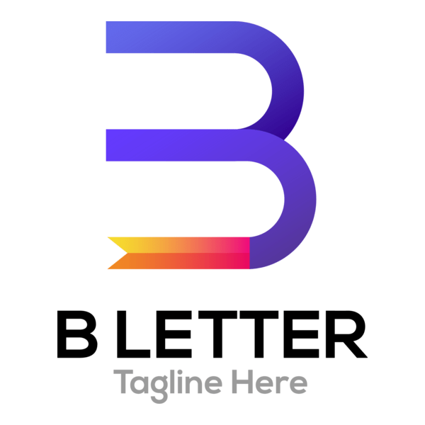 B Letter Company Logo PNG Vector