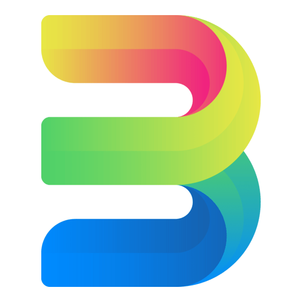 B Letter Logo PNG Vector