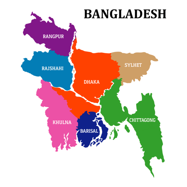 Bangladesh Map Logo PNG Vector