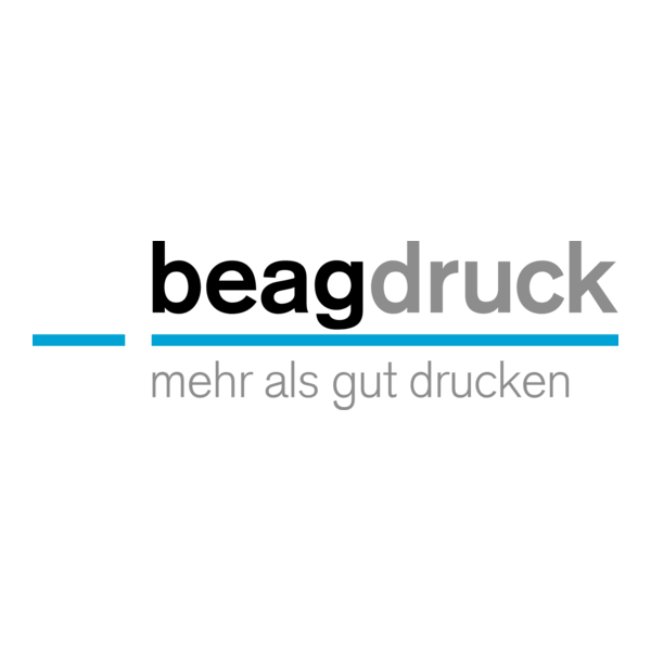 beagdruck mehr als gut drucken Logo PNG Vector