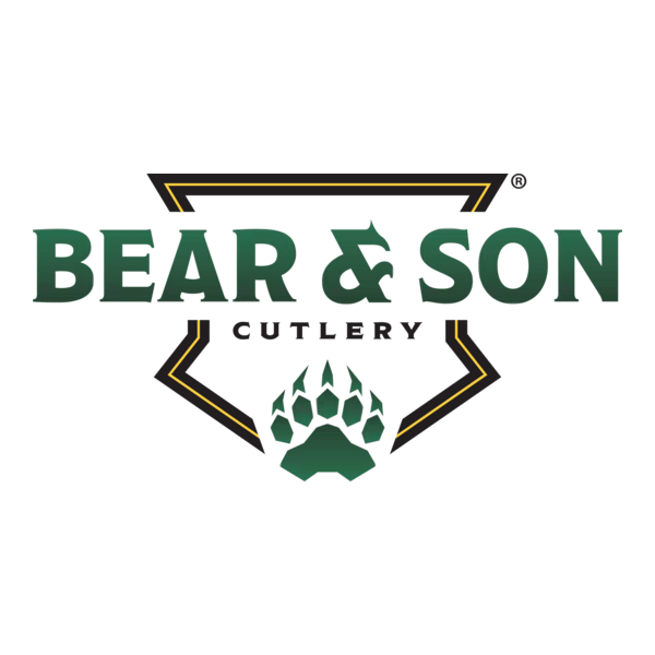 Bear & Son Cutlery Logo PNG Vector