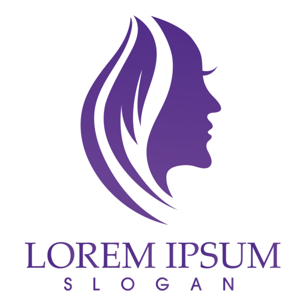 Beauty Women Face Logo PNG Vector