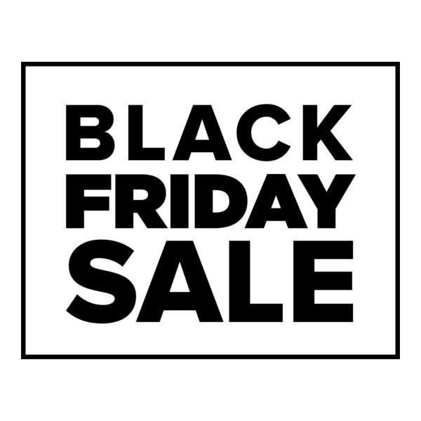 Black Friday Sale Logo PNG Vector