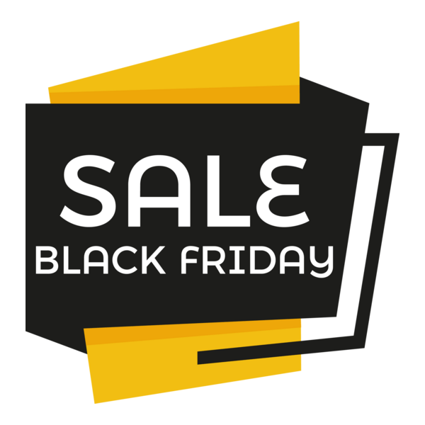 Black Friday Sale Logo PNG Vector