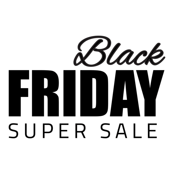 Black Friday Sale Logo PNG Vector