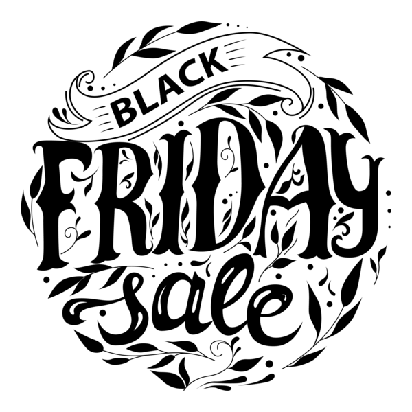 Black Friday Sale Logo PNG Vector