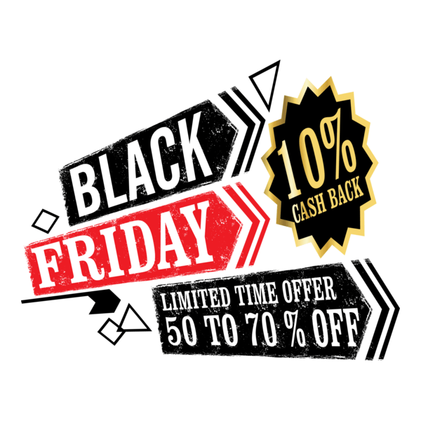 BLACK FRIDAY Sale Logo PNG Vector