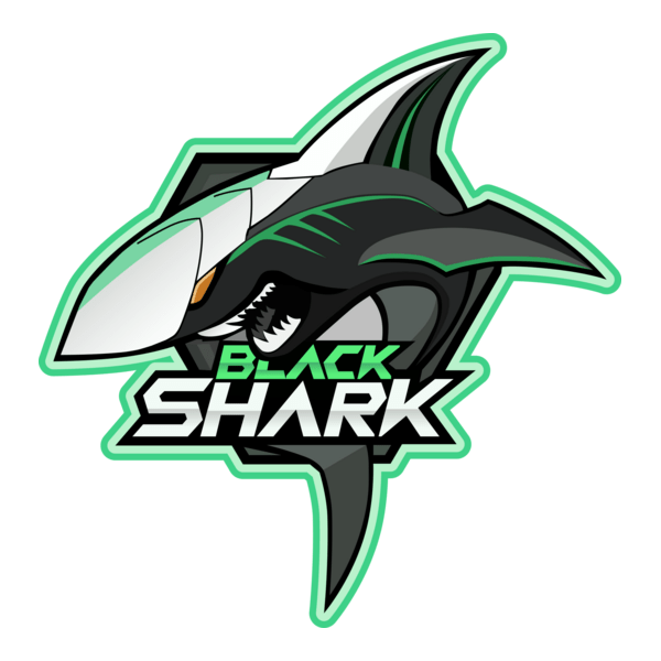 Black Shark Logo PNG Vector