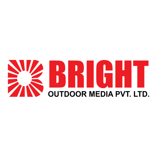 Bright Outdoor Media Logo PNG Vector