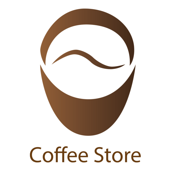 Coffe Store Logo PNG Vector