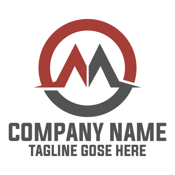 Creative Letter M Minimal Logo PNG Vector