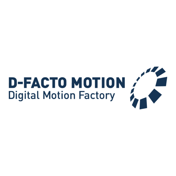 D-Facto Motion Logo PNG Vector