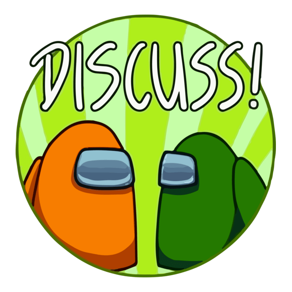 Discuss Among Us Logo PNG Vector