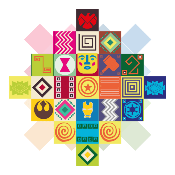 Escudo Cruz Chakana Logo PNG Vector