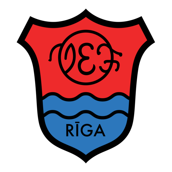 FK VEF Riga (early 90's) Logo PNG Vector